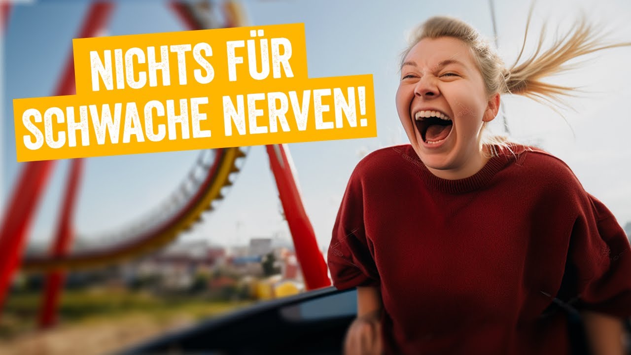 Unser Puls war bei 180! DIESE Achterbahnen sind reiner Wahnsinn! 🚀