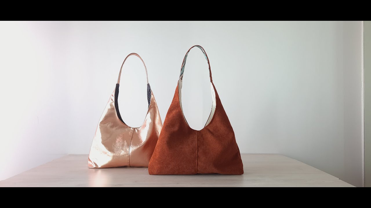 How I sew my stylish hobo bag with multiple pockets