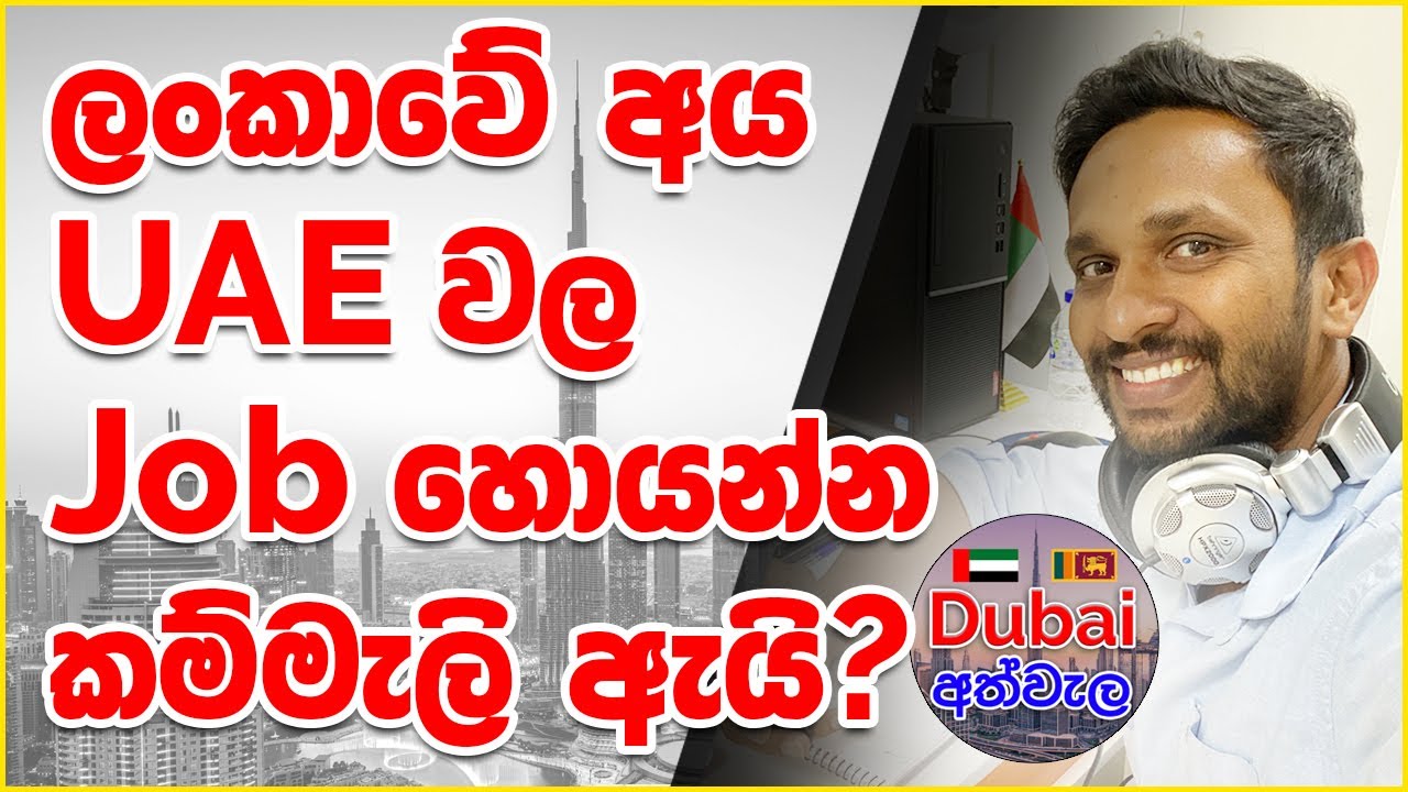 ලංකාවේ අය Job හොයන්න මෙච්චරටම කම්මැලි ඇයි? 
