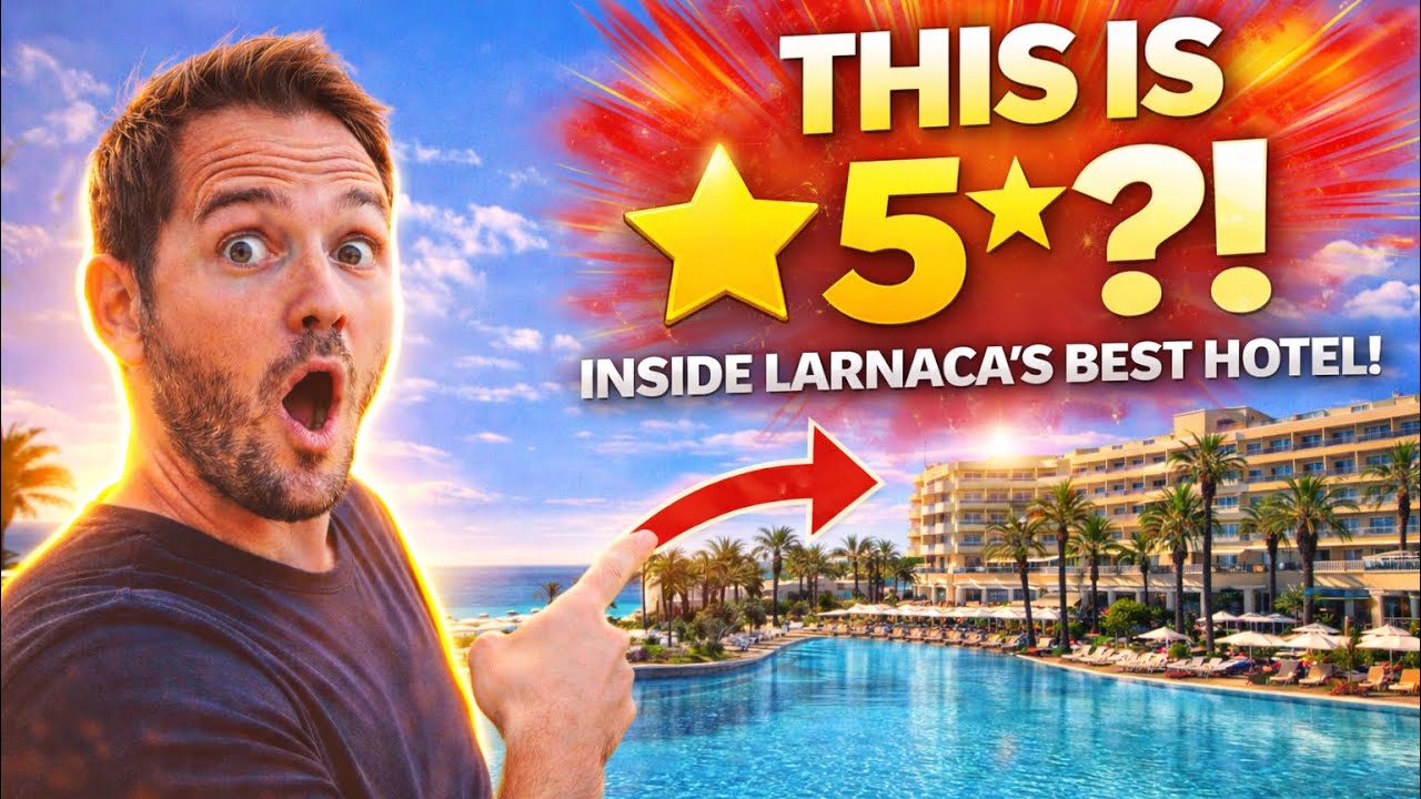 Inside Golden Bay Beach Hotel – Larnaca’s 5⭐ Seaside Secret!