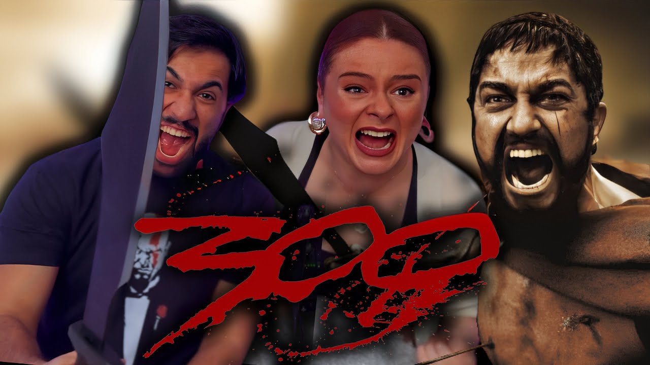 Девушка смотрит *300* в первый раз!! Персидский парень реагирует!!