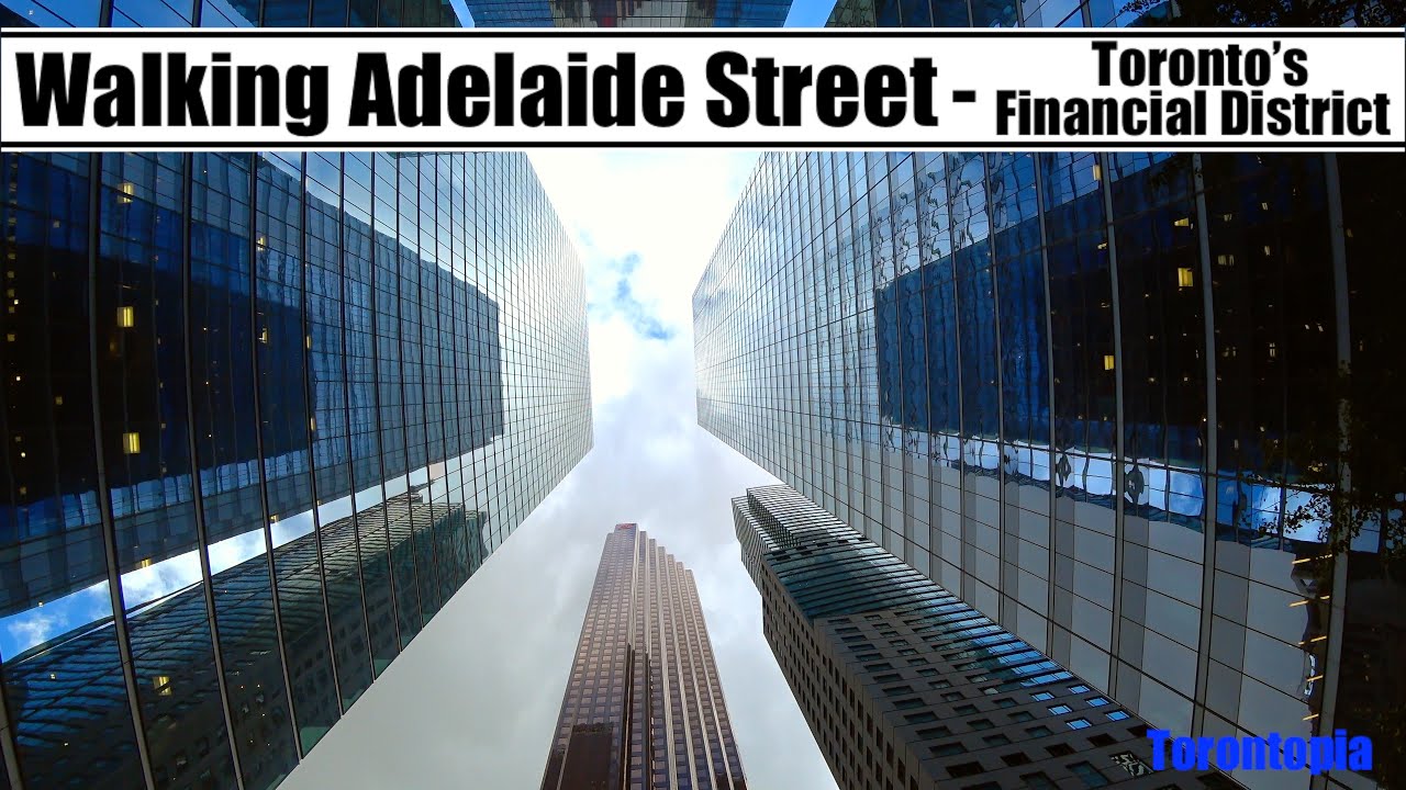 Walking Adelaide Street - Toronto's Financial District