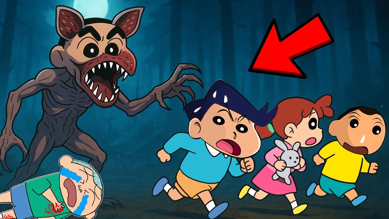 Shinchan Became Demogorgon In DBD 😨 | Shinchan Playing Dead By Daylight | Horror Game 😱