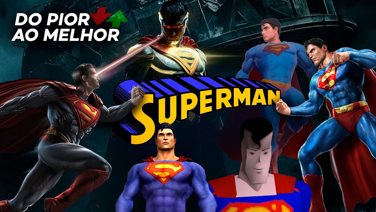 Qual o MELHOR e o PIOR JOGO do SUPERMAN, segundo a crítica? - Voxel Do Pior ao Melhor