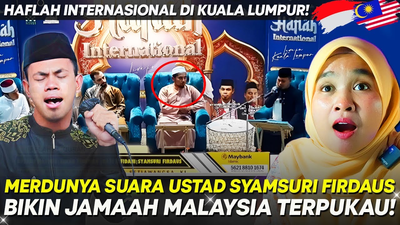 1 MALAYSIA DI BUAT MERINDING! Qari Indonesia H. Syamsuri Firdaus Bikin Terpukau Jamaah KL MALAYSIA!
