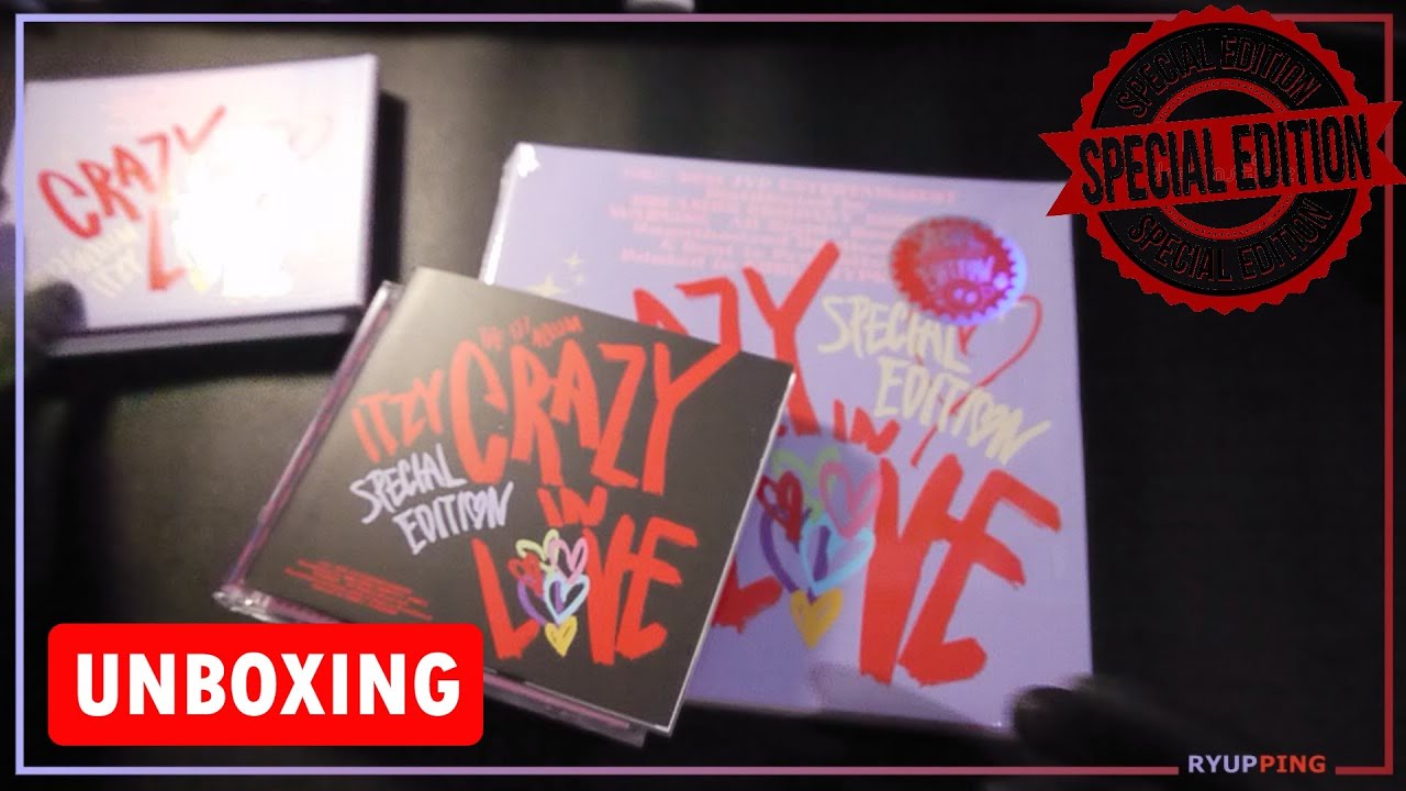 Itzy Crazy In Love Special Edition Photobook + Jewel Case Unboxing (ASMR)