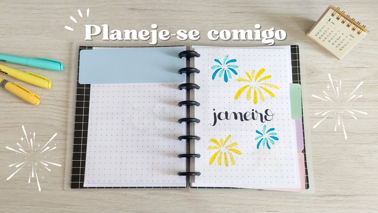 Planeje-se comigo de Janeiro de 2025 | Bullet Journal ✨