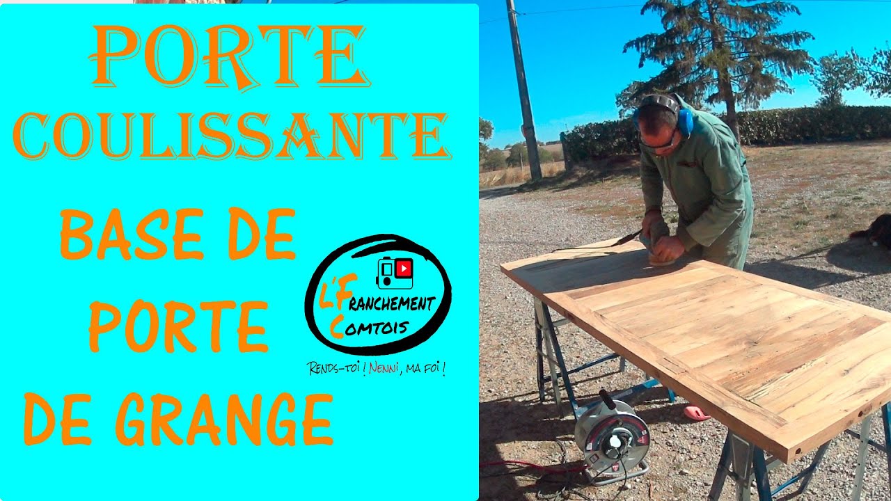 31. Fabrication d'une porte coulissante avec une vieille porte de grange