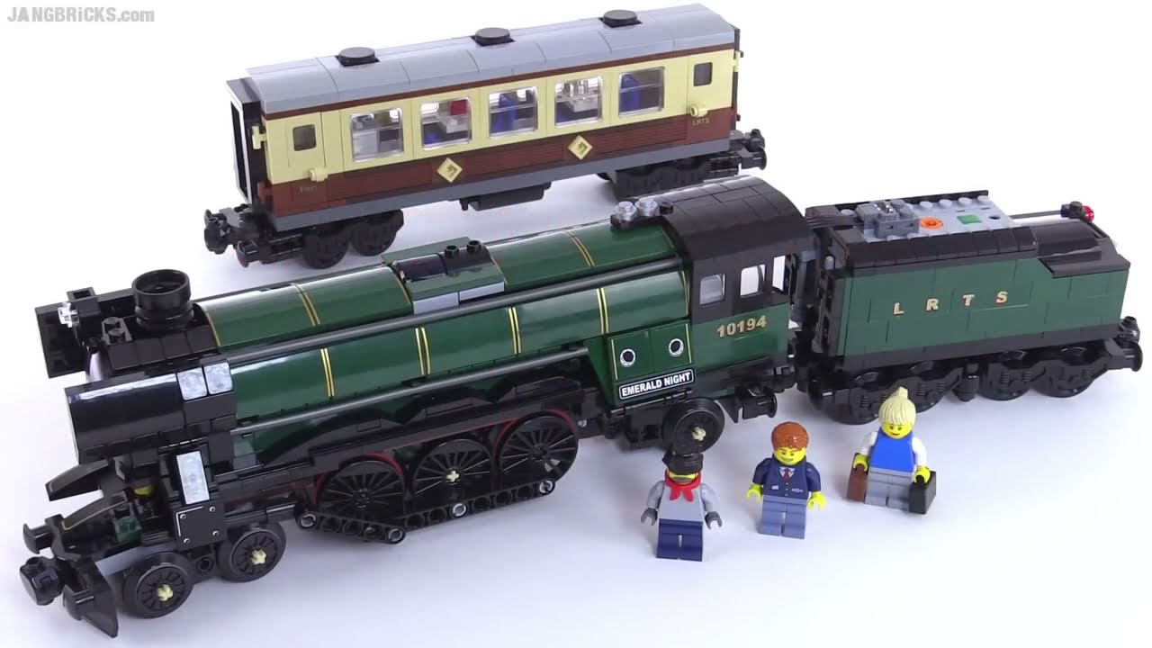 🔄 LEGO Creator 2009 Emerald Night train review! 10194 Flying Scotsman re upload