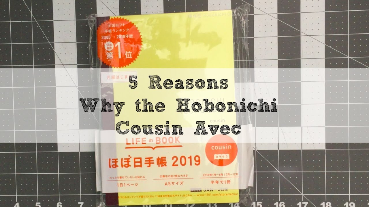 5 Reasons Why the Hobonichi Cousin Avec