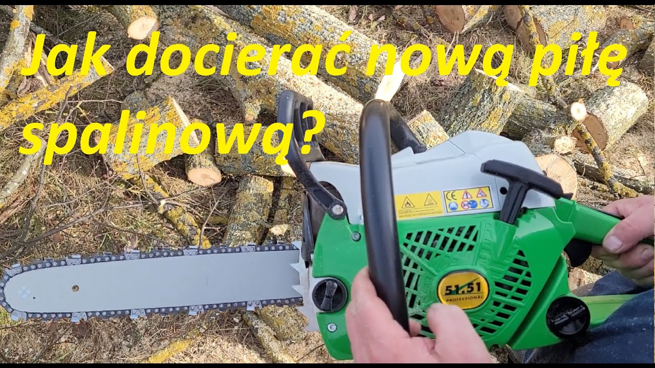 Docieranie - czy docierać nową piłę spalinową - na przykładzie Active 51.51 (Maruyama 5100)?
