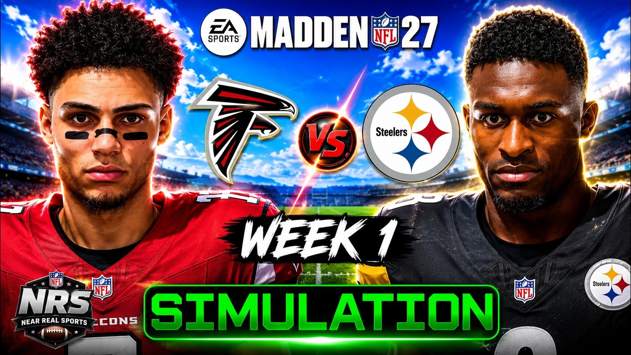 FALCONS против STEELERS | НЕДЕЛЯ 1 | MADDEN 27 ПРОГНОЗ СИМУЛЯЦИИ