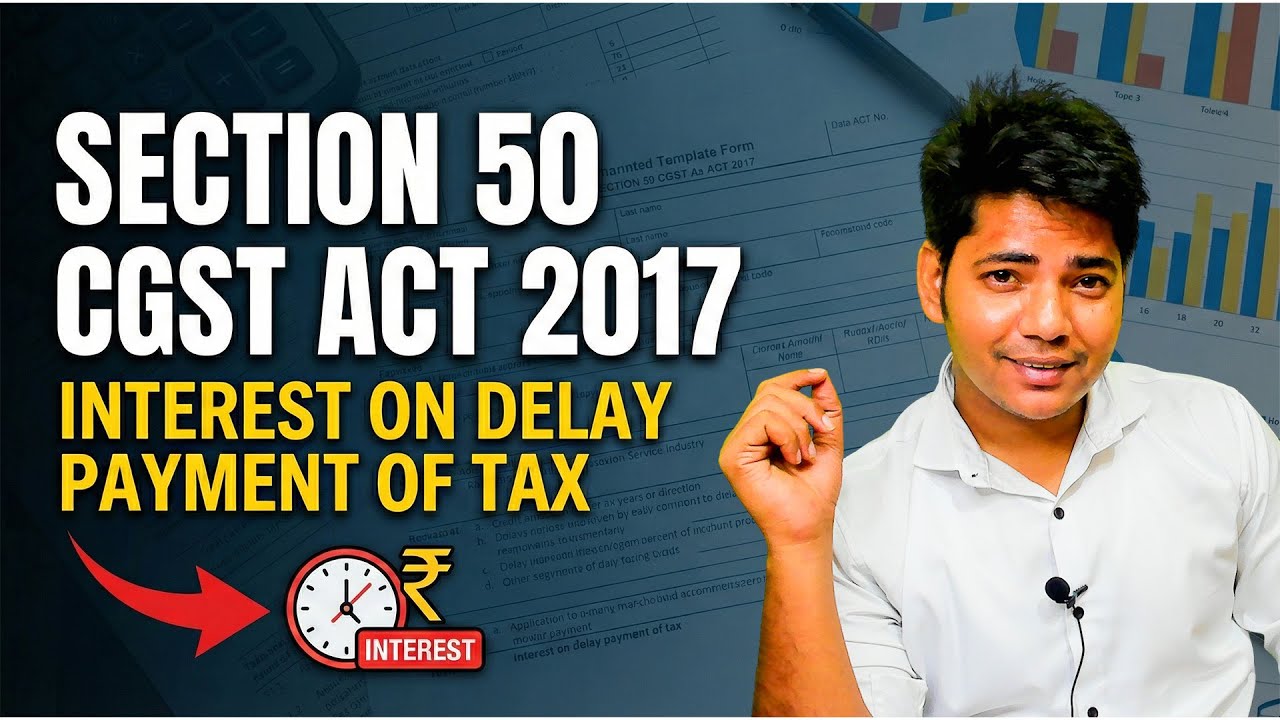 How to Calculate Interest on Late GST Payment | Section 50 Explained | GST Interest Rules | Interest