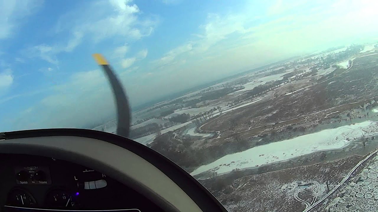 Samba XXL - Winter Flying over Gorzow airfield / West Poland