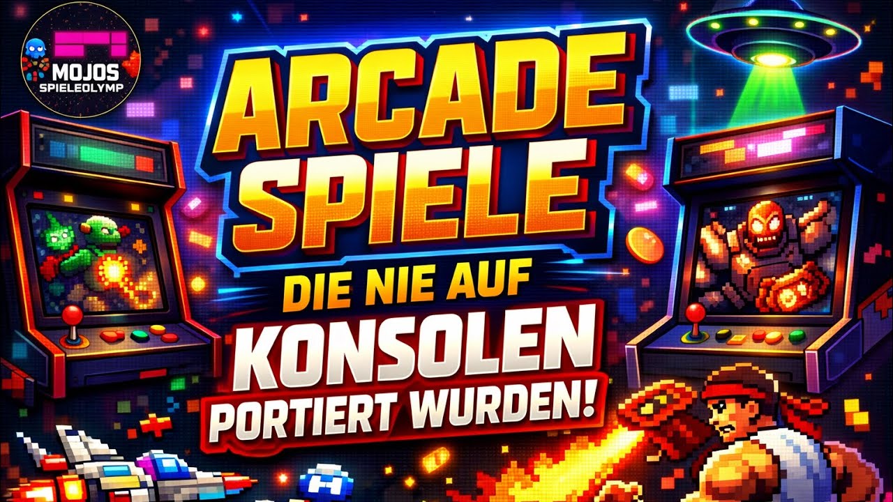 Arcade-Spiele, die nie für Heimkonsolen portiert wurden!