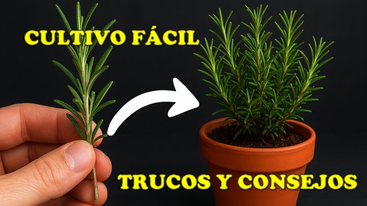 Cultivar romero GRATIS usando solo una ramita del supermercado