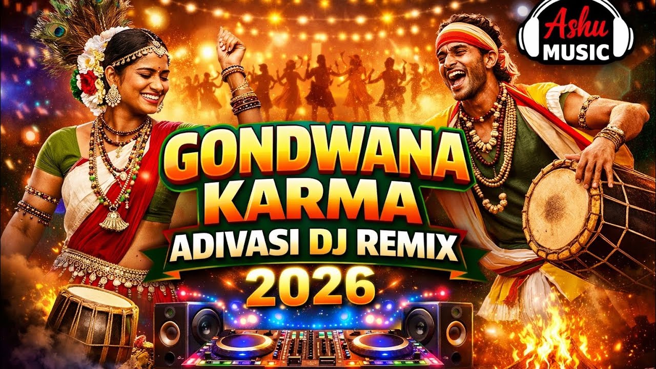 New Gondwana DJ Song 2026 | Karma Deva Adivasi Dance Remix | CG Gondi | Ashu Music 