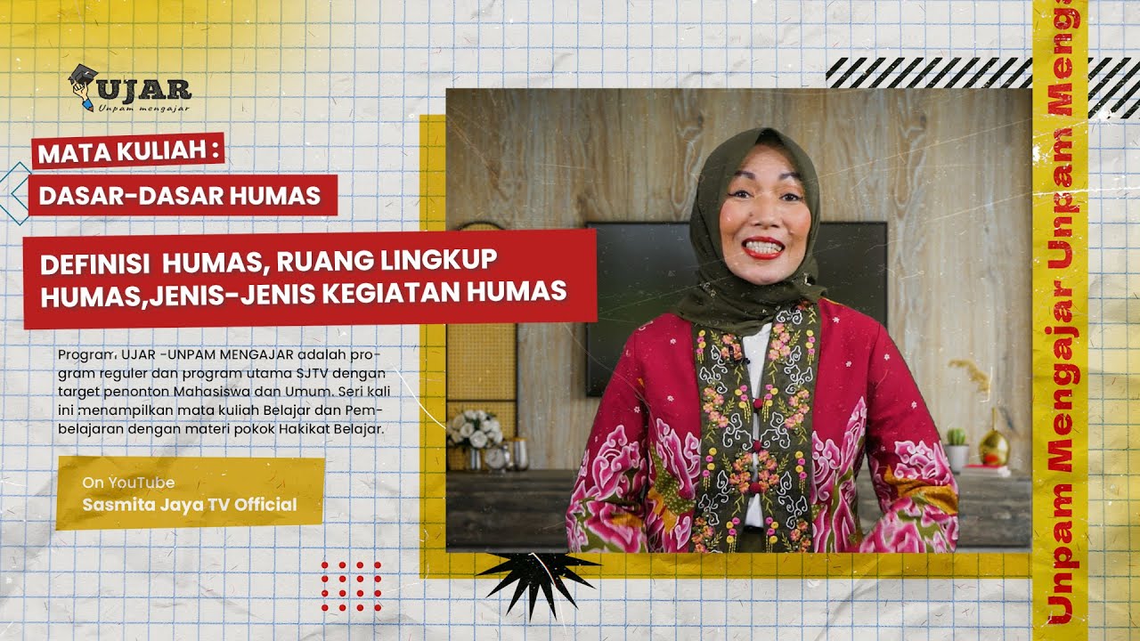 UJAR PRODI ILMU KOMUNIKASI DASAR DASAR HUMAS PERTEMUAN 2 DEFINISI  HUMAS, RUANG LINGKUP HUMAS, JENIS