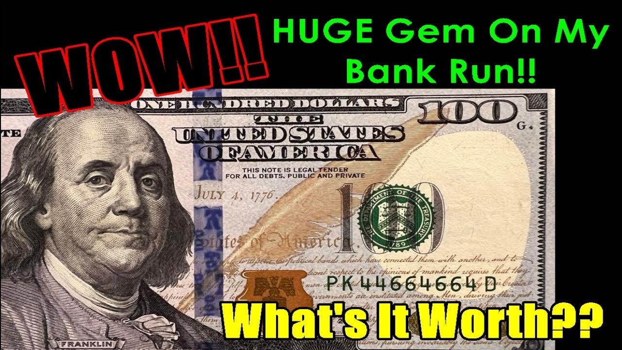 😮😮🤑CRAZY Fancy Serial Number On A $100 Bill FOUND!!  IS IT AN AUCTION MAGNET??