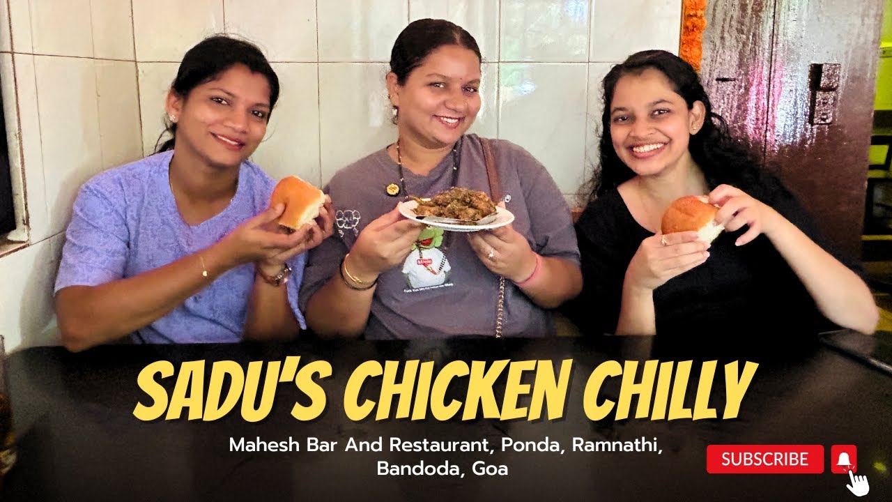 Goa's BEST Chicken Chilly at Sadu - Mahesh Bar & Restaurant in Ponda 🌶️🔥 | A Must-Try Goan Delight!