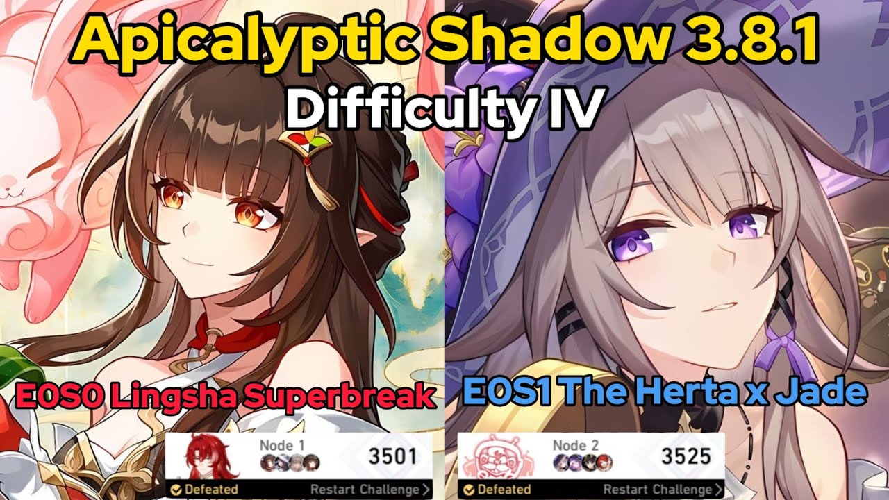 APOC Shadow IV v3.8.1 | E0S0 Lingsha Superbreak & E0S1 The Herta x Jade | HSR