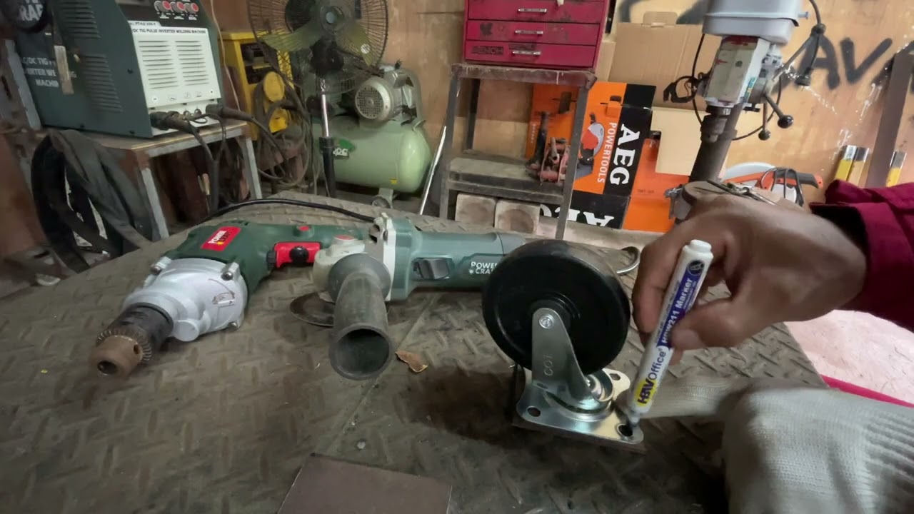 DIY Welding fixture table using my PowerCraft and AEG tools