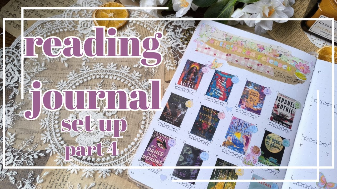 2026 reading journal set up - part 4 ✨