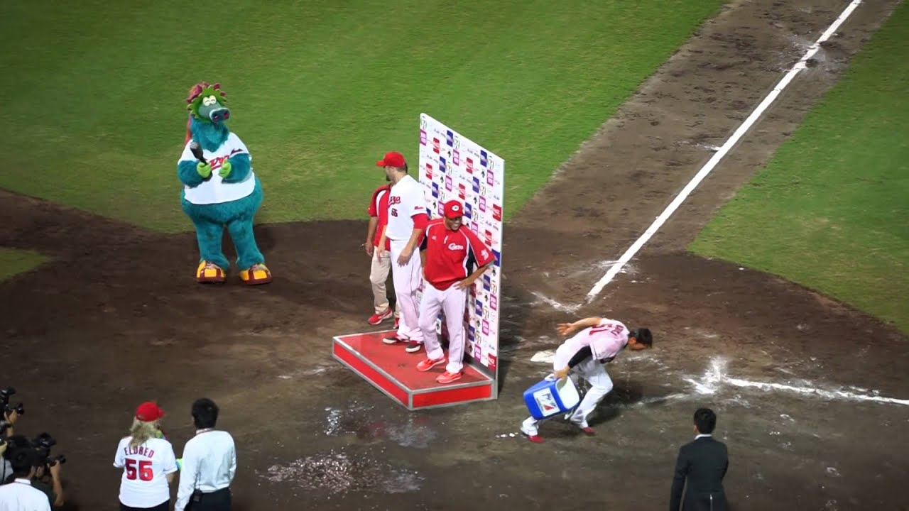 巨人vs広島23回戦ヒーローインタビューの出来事