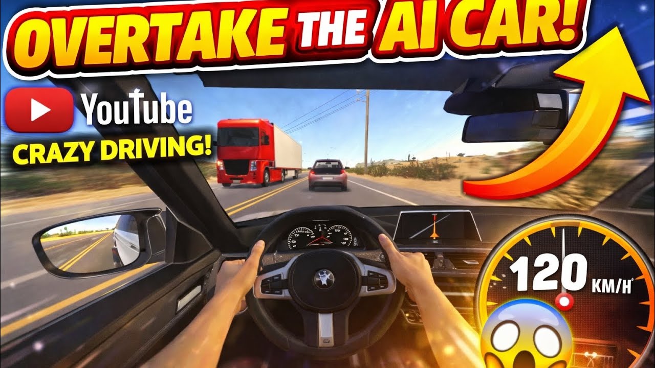 Crazy Highway Overtake! 😱 AIl Car Challenge | Realistic Driving Game