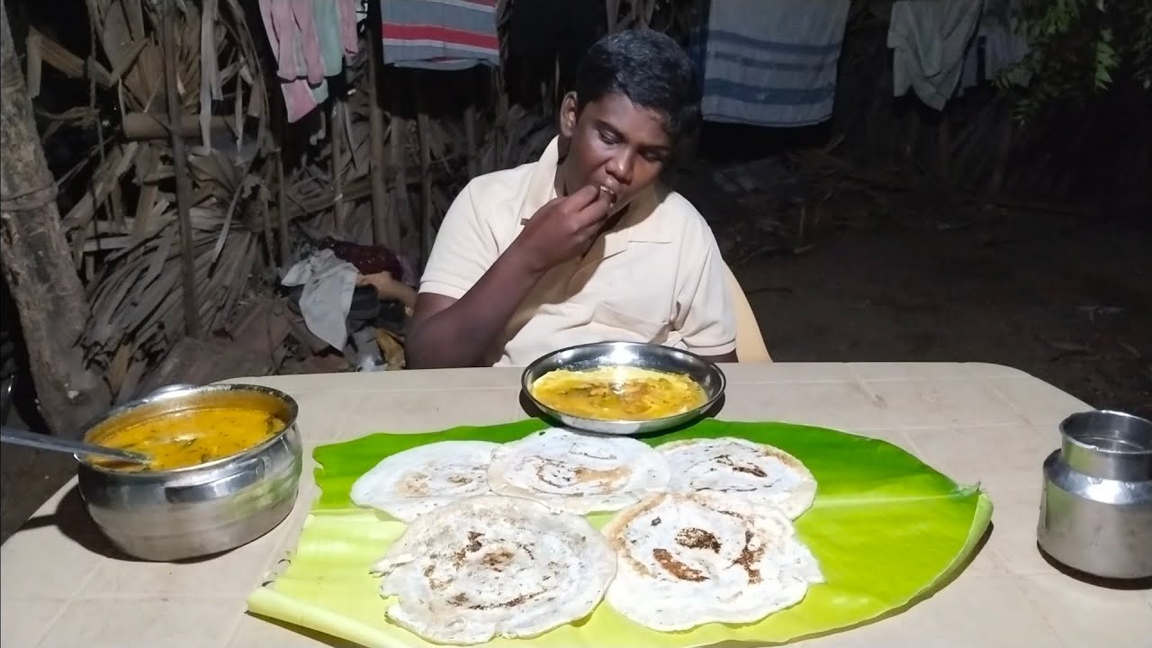 BIG SIZE DOSA WITH SAMBAR EATING CHALLENGE | SAAPATTU PSYCHOS | FOOD CHALLENGE IN INDIA