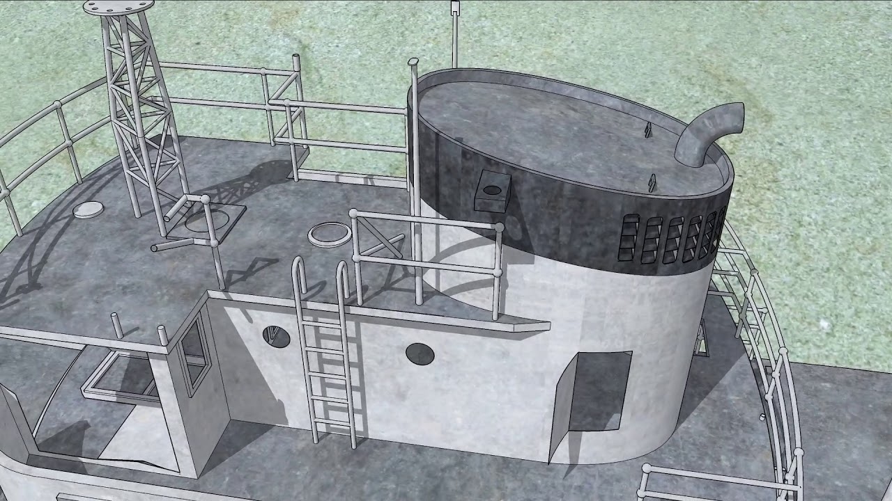 3D animation of the Kledkaeo Wreck, Ko Phi Phi, Thailand