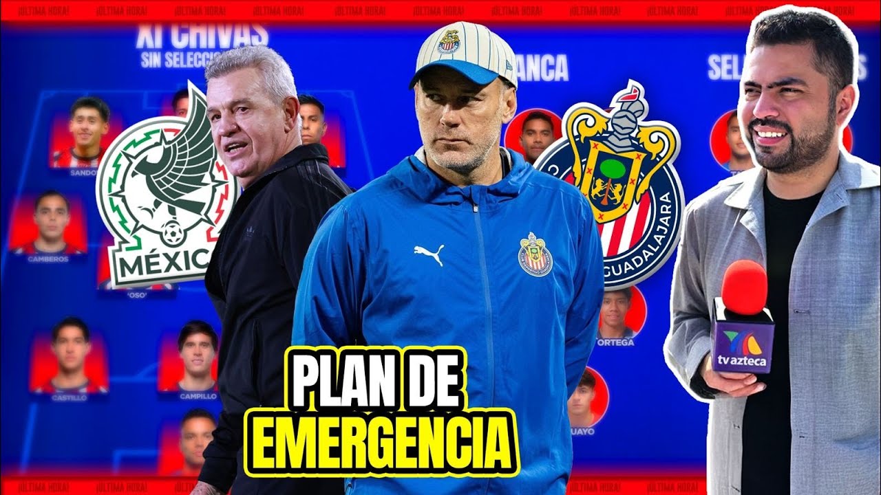 ⚠️ ¿Qué hará Milito? CHIVAS sin Seleccionados en Liguilla: XI, Banca y Ausentes
