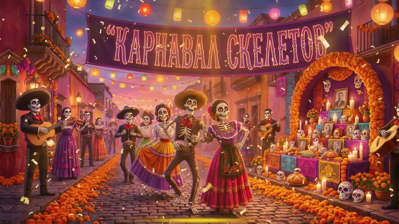 💀 Карнавал Скелетов | Зажигательный Mexican Folk!