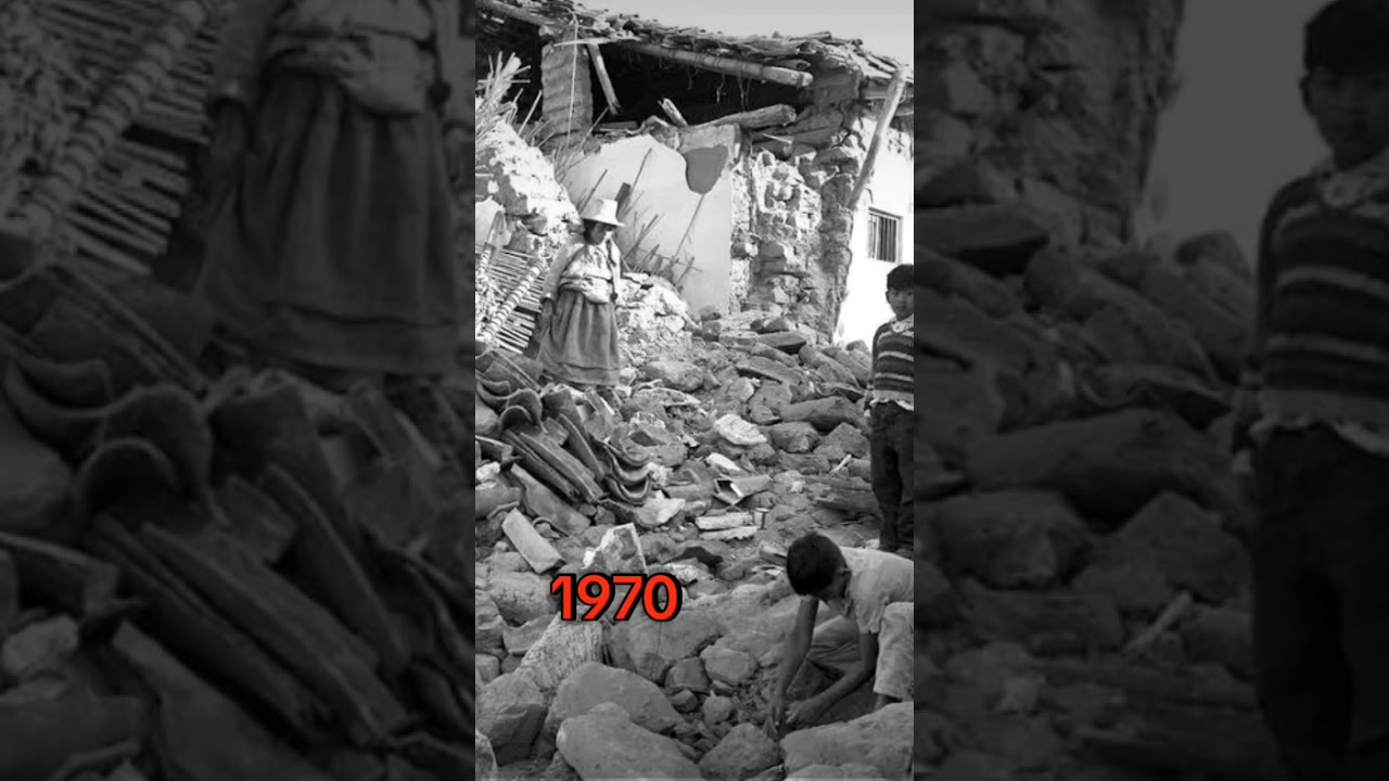 Yungay antes y despu&eacute;s del 1970 #yungay #ancash #per&uacute;
