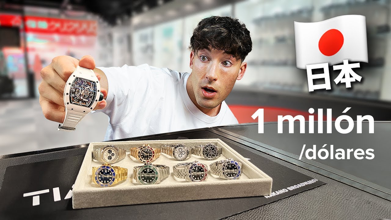 Millonario ense&ntilde;a su colecci&oacute;n de relojes en Jap&oacute;n (1,500,000$)