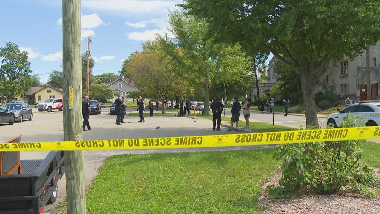 3 shot near church on Indy's near north side