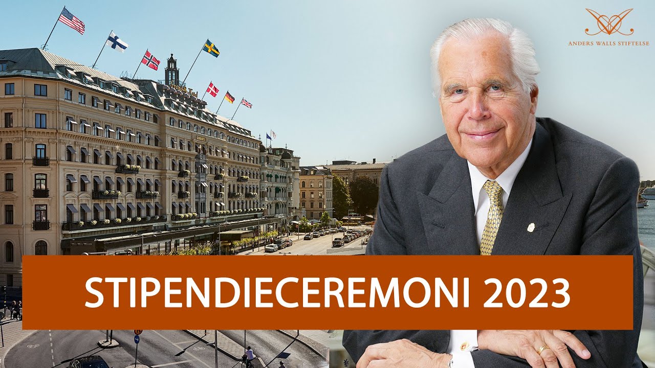 Stipendieceremoni 2023 - Anders Walls stiftelse