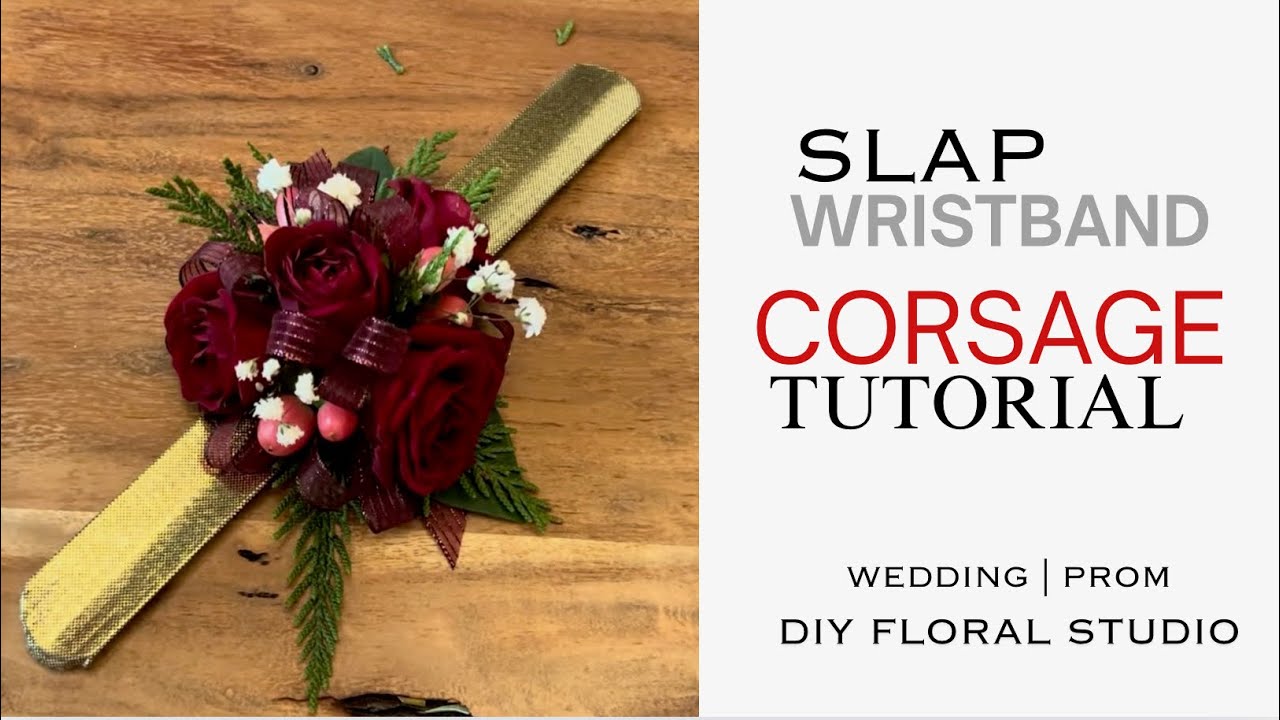 How to make a Corsage  with real flowers