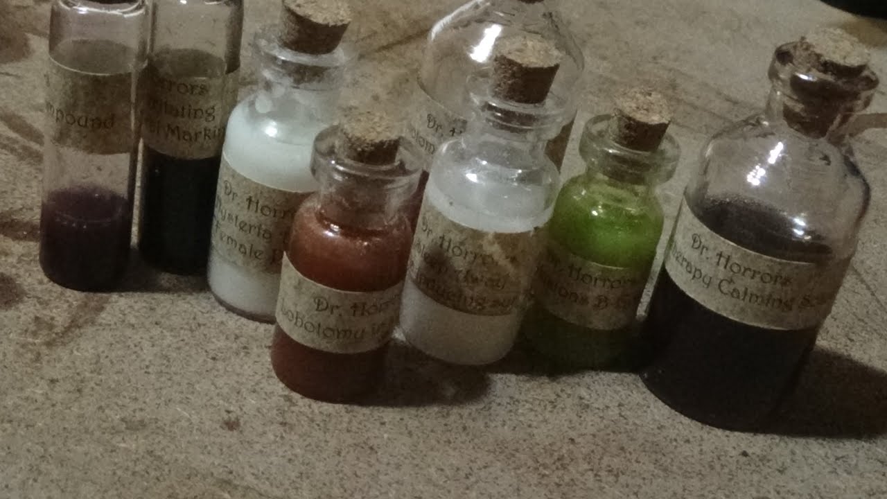 ASMR- DIY Quack Medicine Bottles