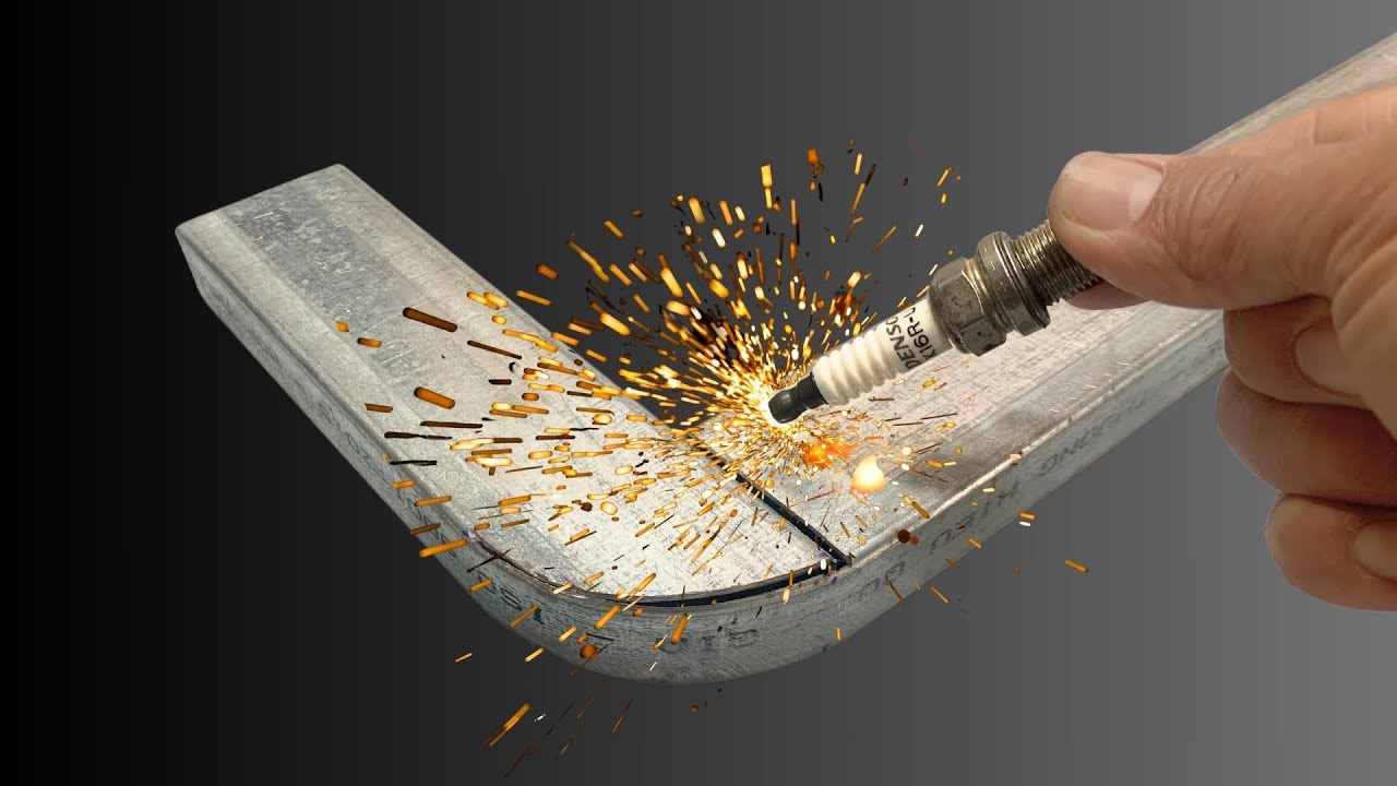 How to make a simple welding machine from spark plugs! Very useful for every home
