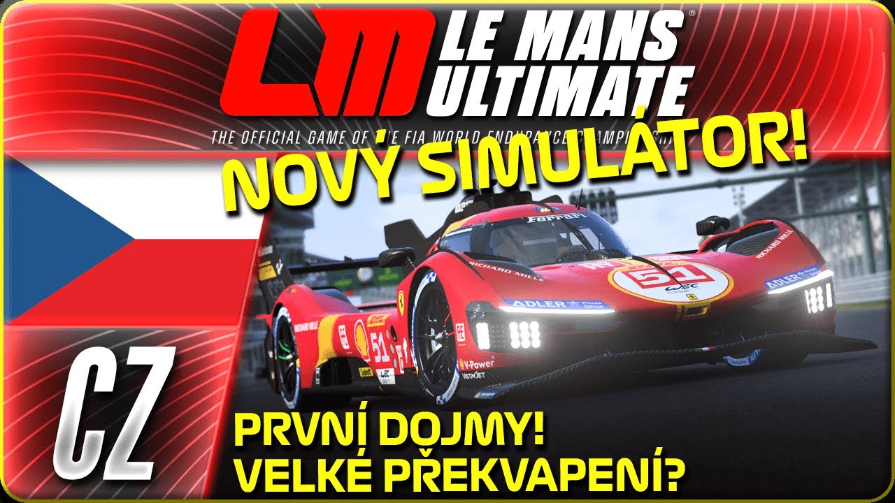 Nový Simulátor! Velké Překvapení nebo Zklamání? Le Mans Ultimate První Dojmy CZ (WEC, Hypercars)