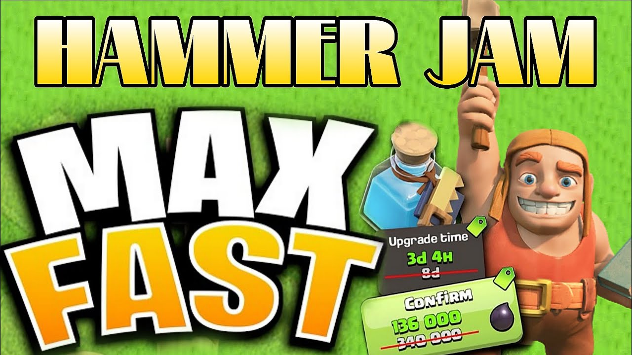 HOW TO MAX | HAMMER JAM🛠️ | CLASH OF CLANS | CLASH ON TAMIL #clashofclans#clashontamil#coc#supercell
