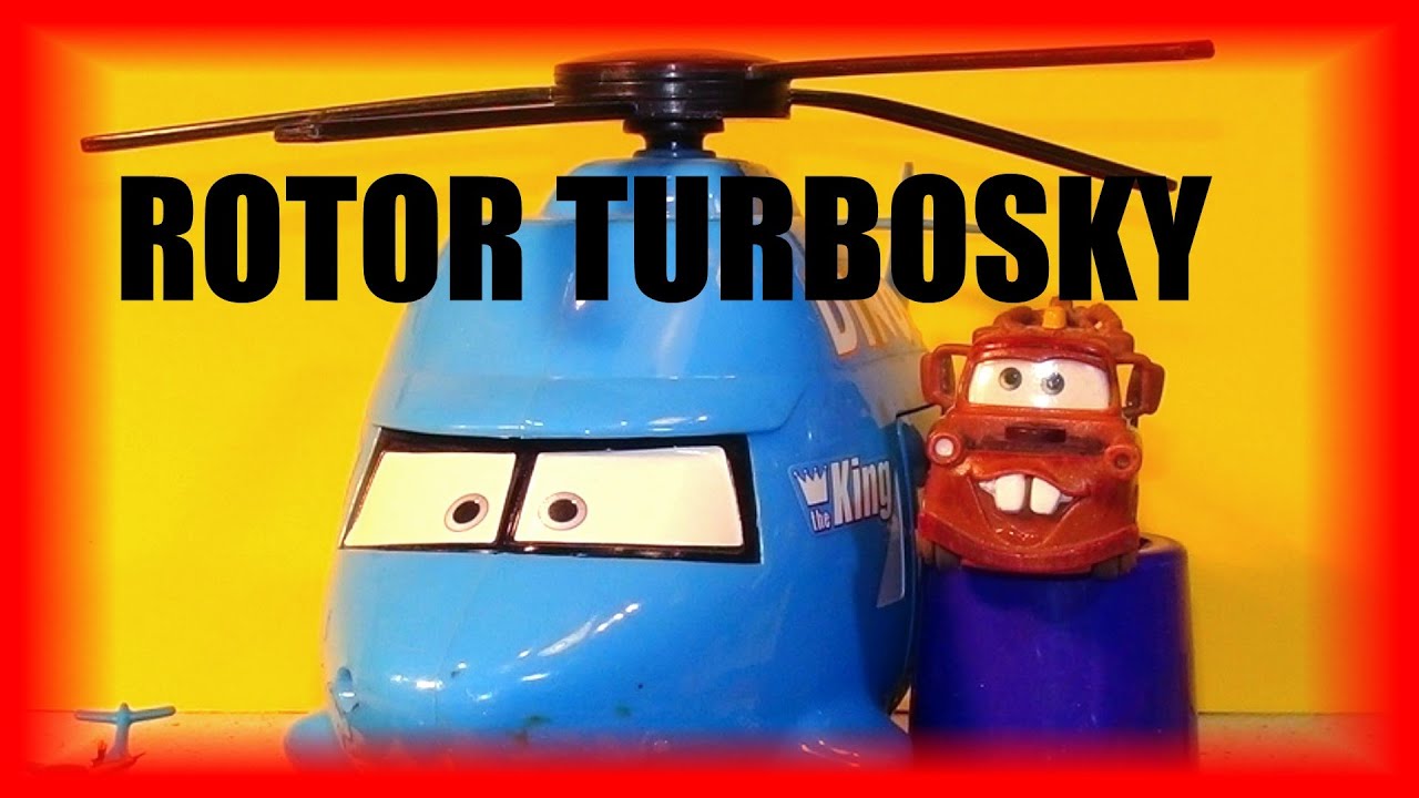 Disney Pixar Toy Cars, its  DinocoTransport Helicopter with Mater