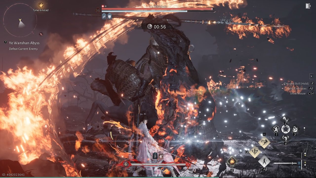 Where Winds Meet Noob Tries To No Hit Trial Abyss - Ye Wanshan