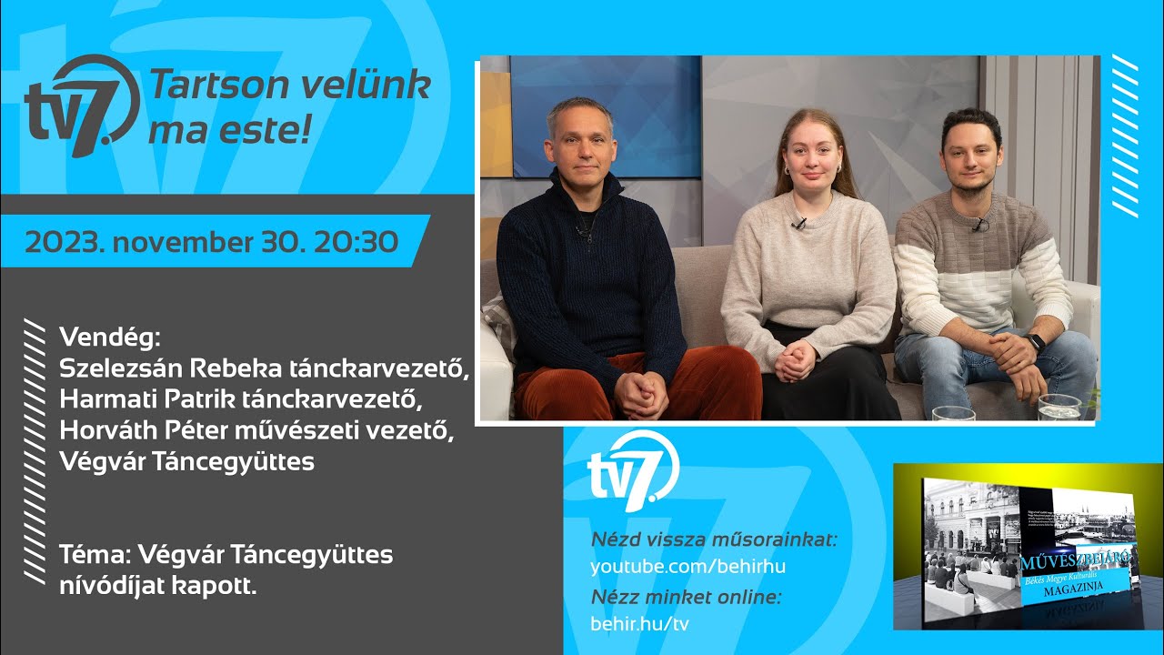 Művészbejáró - Végvár Táncegyüttes nívódíjat kapott  - 2023. 11. 30.