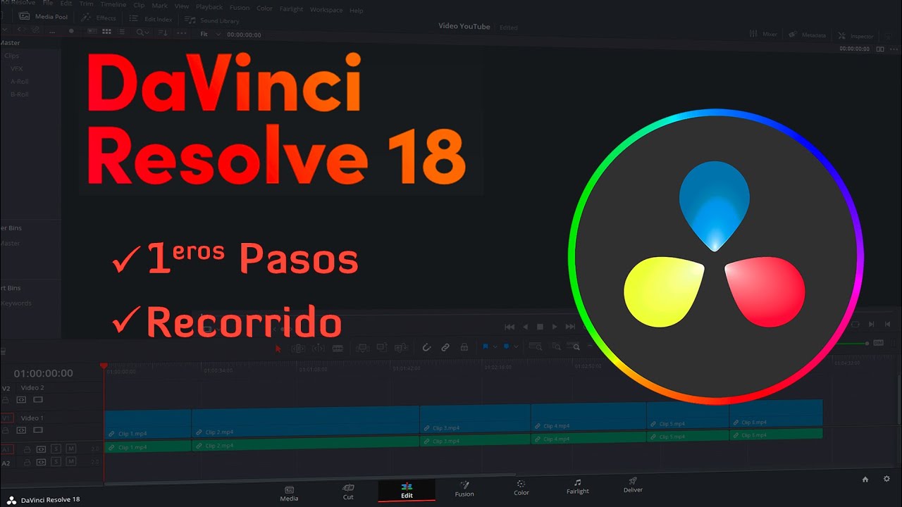 DaVinci Resolve | Primeros pasos y recorrido por la interfaz
