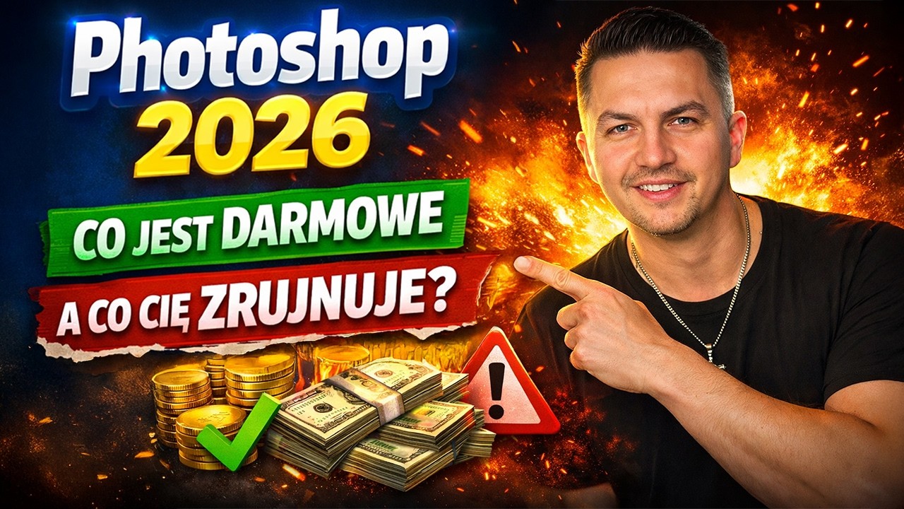 Testuję AI w Photoshopie 2026: 🚨 Rewolucja czy Droga Pułapka⁉️