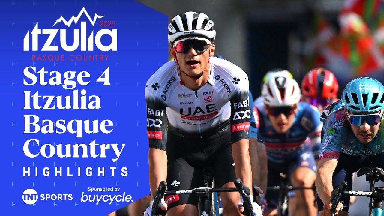 WHAT A RACE! 😁 | Men's Stage 4 2025 Itzulia Basque Country Race Highlights | TNT Sports Cycling