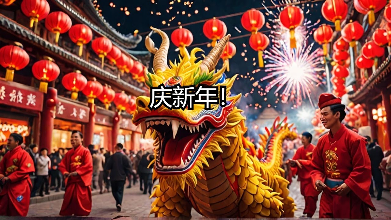 Perayaan Imlek Dengan Tarian Barongsai MERIAH dan PENUH SUASANA