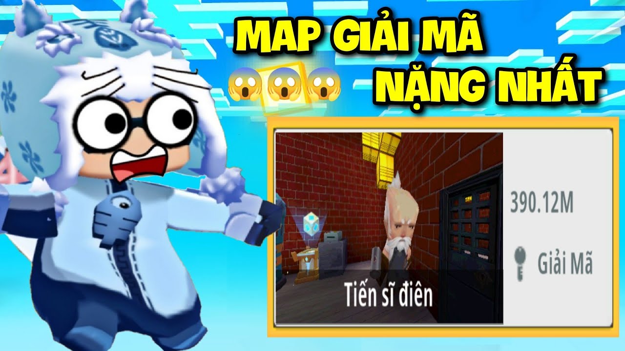 MINI GAME: MAP GIẢI MÃ NẶNG NHẤT GẦN 400MB KHIẾN MEOWPEO HOẢNG HỐT TRONG MINI WORLD